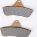 Rear Semi-metallic Brake Pads Replacement For Atk Gt650 Rv-twin Sport 650cc 2011 
