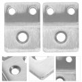Angoily 2pcs Lock Body Counter Vane Door Hole Filler Plate Deadbolt Installation Kit Cover Strike Garage Reinforcement Frame