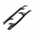 Upper Headlight Gasket Cover Strip Set L R Qiilu Pair Of Gaskets Sealing 63117174517 Fit For 3 Series E92 E93 2005-2010