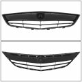 Ac1200117 Factory Style Front Bumper Grill Grille Assembly Compatible With Acura Ilx 2013-2015 Matte Black