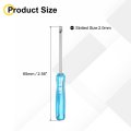 6pcs Mini Slotted Screwdriver 2 0mm 65mm Length Micro Precision Flat Head Screw Driver With Non-slip Handle For Watch
