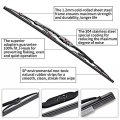 Windshield Wiper Blades For 2011 2018 Kia Sportage 24 In And 18 Front Window Set Natural Rubber Galvanized Steel Frame J Hook