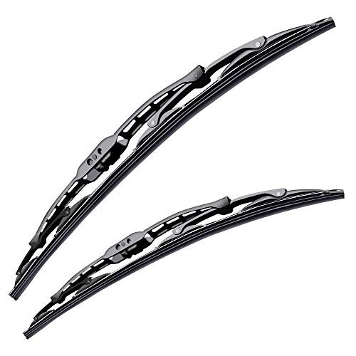 Windshield Wiper Blades For 2011 2018 Kia Sportage 24 In And 18 Front Window Set Natural Rubber Galvanized Steel Frame J Hook