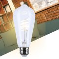 Satco 6w Led St19 Light Bulb 2700k Warm White 500 Lumens Clear Glass E26 Medium Base Dimmable 360 Degree Beam Enclosed Fixture 