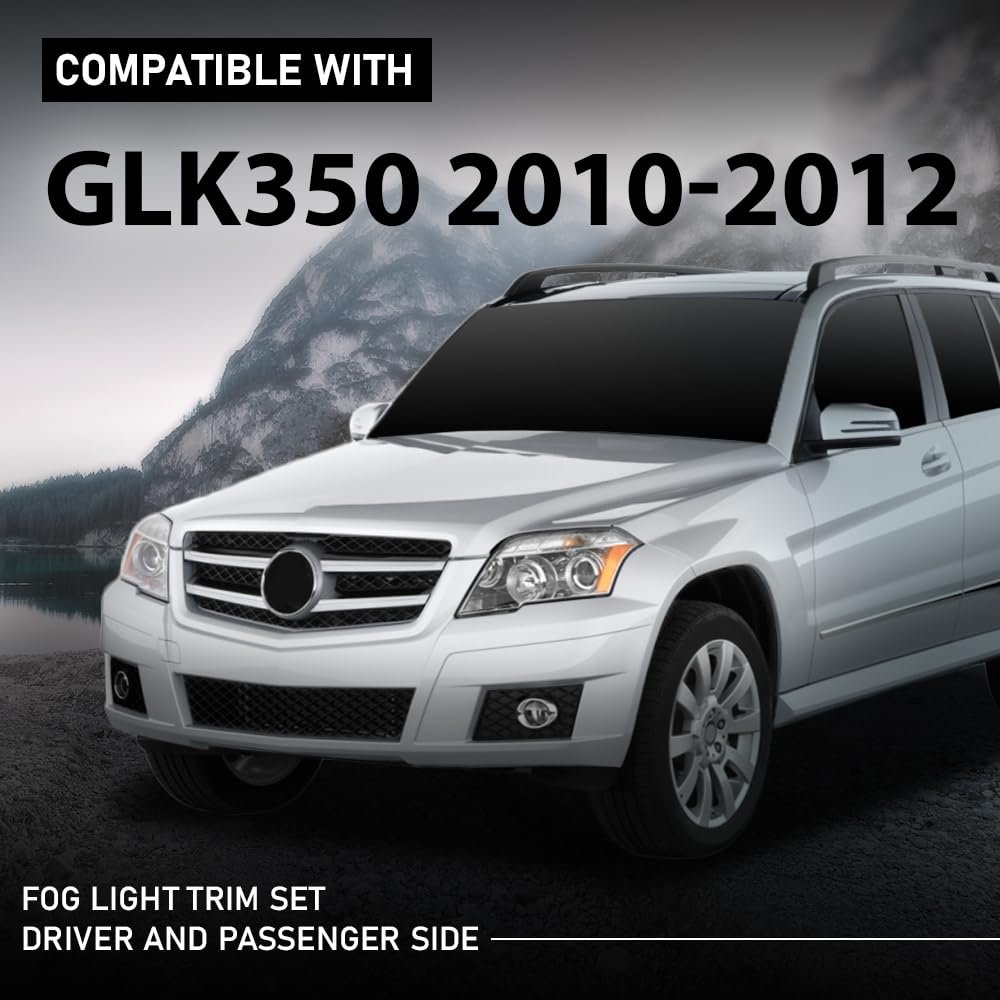 Fog Light Trim Set Left And Right Chrome 2pcs For Benz Glk350 Submodel 4matic Base 2010-2012 2048851074