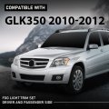 Fog Light Trim Set Left And Right Chrome 2pcs For Benz Glk350 Submodel 4matic Base 2010-2012 2048851074