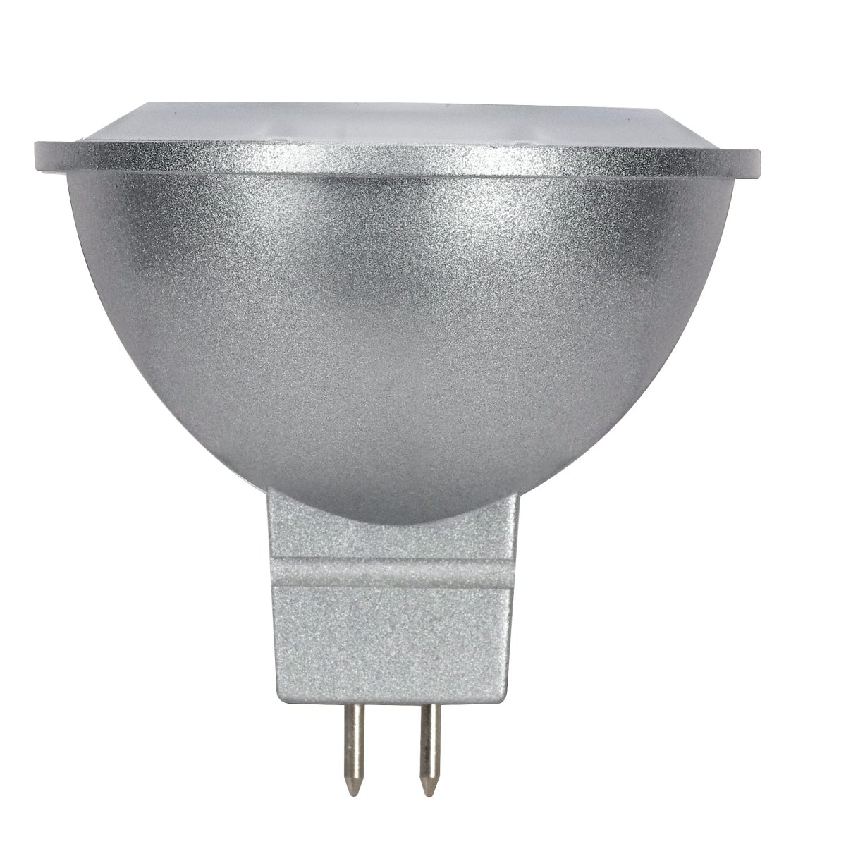 Satco S8636 8w Mr16 Led Lamp Dimmable 3000k Warm White 490 Lumens Gray Gu5 3 Base 12v Ac Dc Damp Location 75w Incandescent