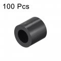 Uxcell Abs Round Spacer Washer Id 4 2mm Od 7mm L 6mm Plastic Standoff For 3d Printer Tv Wall Mounting Electrical Outlet Black
