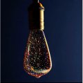 Feit Electric Infinity 3d Fireworks Led Light Bulb St19 S9 Prism Led 1 Count Pack Of 1 Multicolo Electric Infinity 3d Fireworks