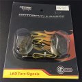 Httmt Mt303-002-wsk Led Turn Signal Light Compatible With Kawasaki Zx6r Zx7r Zx9r Zx10r Zx12r Zzr600 Smoke
