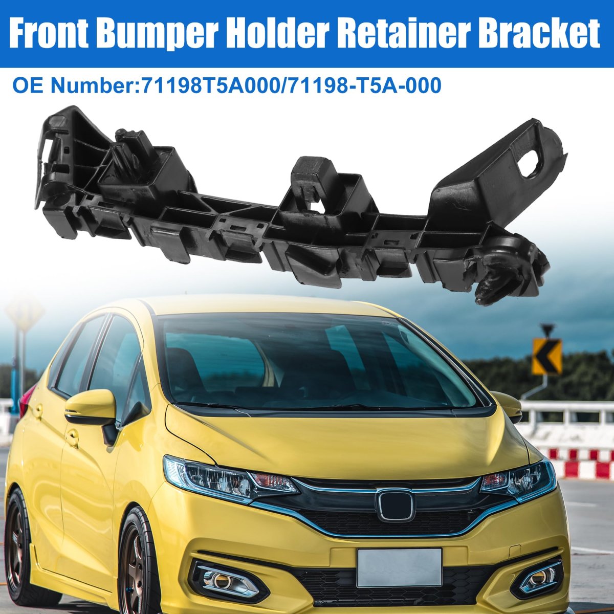 Left Side Front Bumper Mounting Support Bracket No 71198t5a000 For Honda Fit 2015-2020