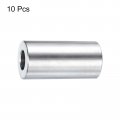 Uxcell 10pcs Stainless Steel Spacer 2 Bore X Od Length Screw Standoff Bushing Plain Finish Round Metal For 1 Screws Bolts And