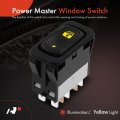 A-premium Power Window Switch Compatible With Freightliner Columbia 2001-2011 Truck Front Right Passenger Side Replace