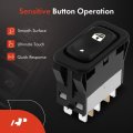 A-premium Power Window Switch Compatible With Freightliner Columbia 2001-2011 Truck Front Right Passenger Side Replace