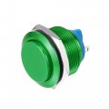 22 Mm Waterproof Push Button Switch Metal Round Start Spst 1no Ac 250v Green 