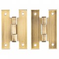 Antique Brass H Type Cabinet Door Hinges 2 1 X 5 8 Pack Of Flush Mount Furniture Hardware L-h05a-ab-a 1 