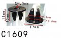 Autobahn88 Exterior Protector Grommet Clip Compatible With Toyota Oem 9018906211 Pack Of 20