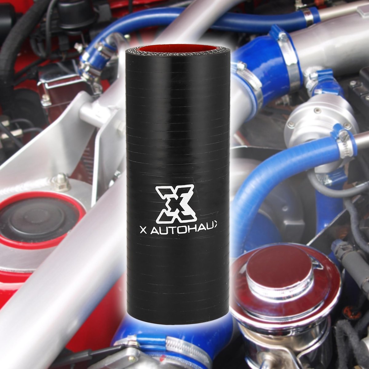 30mm 1 18 Id Straight Silicone Reducer Hose Coupler Intercooler Tube Black Red For Car Intake Piping