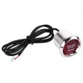 Qiilu Keyless Ignition Kit Universal 12v Car Vehicle Engine Start Push Button Switcher Remote Start Passive Entry Kits Red