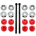 Pontiac Firebird 1990 1991 1992 Stabilizer Bar Link Set Front Polyurethane Bushing Material Red Hardware Included Replacement 