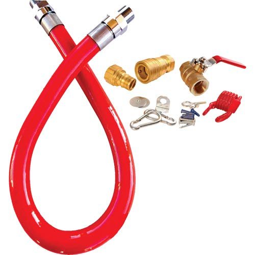 Hg-2d-48k Climatek T S Brass Standard Gas Hose Connector Kit Nsf 3 4