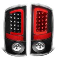 Auto Dynasty 3d Red Led Bar Rear Tail Lights Brake Lamps Compatible With Dodge Ram 1500 2500 3500 02-06 Driver And Passenger