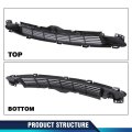 Front Bumper Lower Grille Mesh Grill Black For Tesla Model 3 2017 2022 Part Number 00 C Polypropylene Material