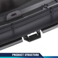 Front Bumper Lower Grille Mesh Grill Black For Tesla Model 3 2017 2022 Part Number 00 C Polypropylene Material