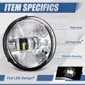 Auto Dynasty Full Led Front Bumper Driving Fog Light Lamps With Switch And Wiring Harness Compatible Gmc Sierra 1500 2500hd