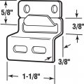 Prime-line L 5791 Window Screen Hanger Top Mount 4 Sets