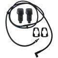 1pcs Windshield Washer Fluid Rubber Hose Kit Bc3z-17k605-b 2pcs Nozzles Bc3z- 17603-a For Ford F250 F350 F450 F550 Super Duty 