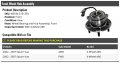 Front Wheel Bearing And Hub Assembly Compatible With 2002-2007 Saturn Vue Awd Fwd 4-wheel Abs