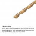 Uxcell M3 X 0 5 Spiral Flute Tap And 2 5mm Twist Drill Bit Set Metric Titanium Plated 6542 High Speed Steel Machine Threading