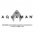 Aquaman Movie Sea Shells Logo Keychain Chrome Plated Metal Pop Cap Bottle Opener
