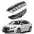 2pcs Front Bumper Upper Grilles Replacement For Cruze 2016 2017 2018 2019 