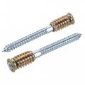 Uxcell 5pcs M10x30mm Insert Nuts 8pcs M10x100mm Hanger Bolts Wood Furniture Set