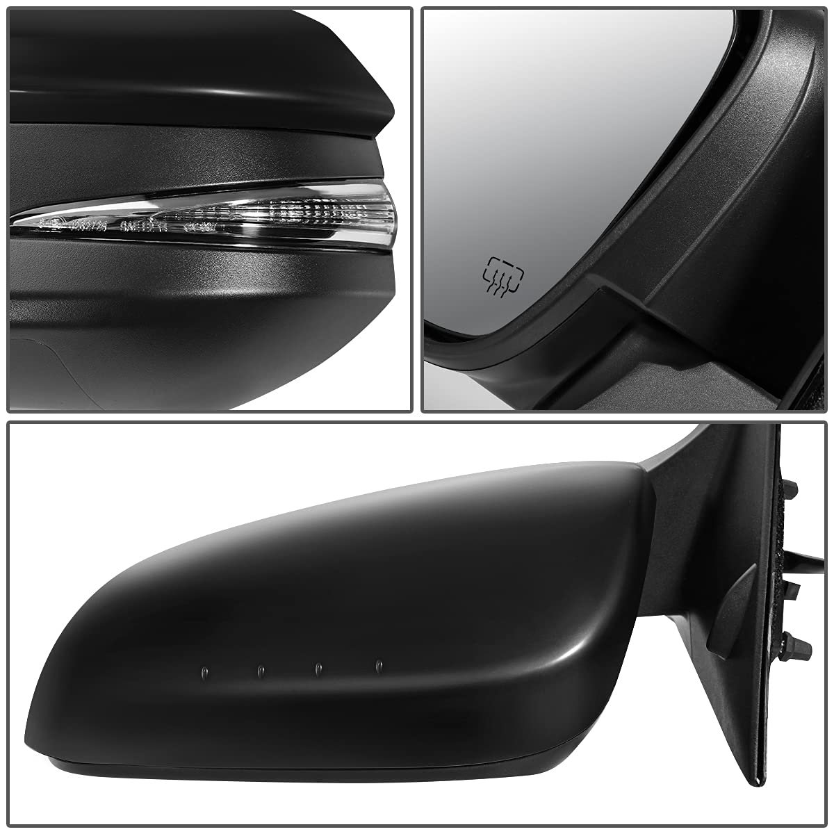 Driver Left Side Mirror For Toyota Highlander 2017 2019 Power Adjust Heated Glass Turn Signal Blind Spot Detection Manual
