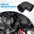 A Absopro Car Air Diesel Heater Duct Warm Ducting Pipe Elbow Outlet Connector 2 36 60mm Od Black Set Of