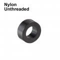 Uxcell Nylon Round Spacer Washer 4 2mm Id 7mm Od 3mm Height For M4 Screws Black 100pcs
