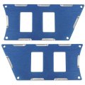 Modquad Utv Switch Panel 2 Slot Blue For 14-17 Polaris Ranrzr1000xe 