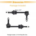 X Autohaux 2pcs Front Sway Bar Links Stabilizer Link Kit For Ram 2500 2014-2021 3500 2013 2014-2020 Suspension