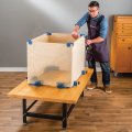 A A Quick Grip Corner Cmp Clips Blue 4 Pack Polypropylene 90 Degree Angle Clamps For Woodworking To Lock Onto 3 4a Boards A