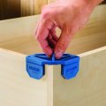 A A Quick Grip Corner Cmp Clips Blue 4 Pack Polypropylene 90 Degree Angle Clamps For Woodworking To Lock Onto 3 4a Boards A