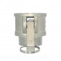 Dan Speed Rash Pump Adapter Female Camlock X Male Pipe Threads Stainless Steel 316 1-1 2