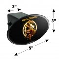 Mk11 Scorpion Glowing Logo Oval Tow Trailer Hitch Cover Plug Insert