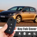 X Autohaux Black Silicone Keyless Entry Car Remote Control Key Fob Shell Case Cover Protector For Volkswagen Jetta Gti Passat