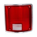 Tail Light Lens Passenger Side For Gmc Jimmy R1500 R2500 1990 1991 Red Plastic Replacement Right Position 