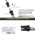 Vipmotoz Amber Full Led Front Turn Signal Blinker Lamp For Vw Mk4 Golf Jetta Passt Sedan Wagon Chrome Housing 2-piece Driver