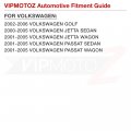 Vipmotoz Amber Full Led Front Turn Signal Blinker Lamp For Vw Mk4 Golf Jetta Passt Sedan Wagon Chrome Housing 2-piece Driver