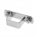 Uxcell U Shaped Connector Bracket 35mm X 304 Stainless Steel Bar Security Holder Brackets For Door Window Shed Closed Strut